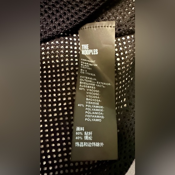 BNWT The Kooples Black Pointelle Knitwear Skirt, size Medium $165 - Picture 8 of 9